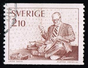 Sweden #1195 Tailor; Used (0.25)