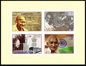 2019 Tajikistan 850-53/B82b 150th Birth Anniversary of Mahatma Gandhi