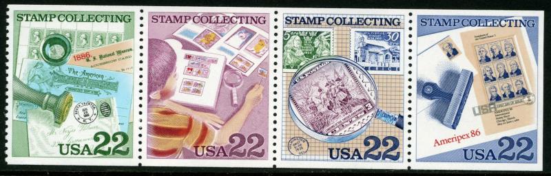 US #2201a Booklet Pane Collect Stamps Joint Issue mnh