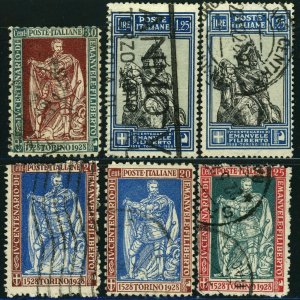 ITALY 1928 Postage Stamp Collection EUROPE Used