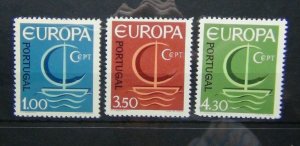 Portugal 1966 Europa set MNH