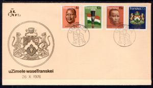Transkei 1-4 U/A FDC