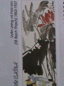 ​VIETNAM-1998-SC#2849-54 CHINESE FAMOUS PAINTING BY QI BAISHI- MNH VERY FINE