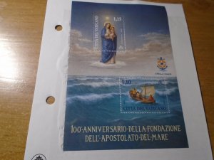 Vatican City  Year  2020  Foundation of the Apostolate of the Sea  MNH