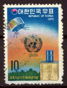 Korea 858 Used Meteorology Communications WMO Emblem ZAYIX 0624S0686