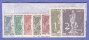 BER SC #9N35-9N41 MNH 1949 UPU, 75th Anniversary CV 575.00