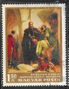 Hungary 1797: 1.50ft Hunyadi's Farewell, Guyla Benczur, CTO, F-VF