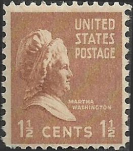 # 805 MINT NEVER HINGED ( MNH ) MARTHA WASHINGTON