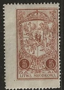 Central Lithuania  ^ Scott # 39 - MH