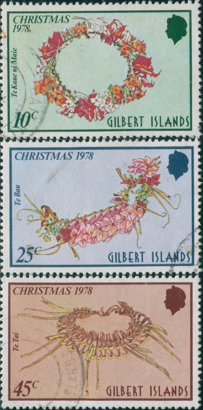 Gilbert Islands 1978 SG75-78 Christmas set FU