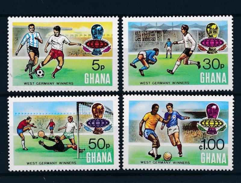 [46406] Ghana 1974 Sports World Cup Soccer Football Ovp Germany winners MNH