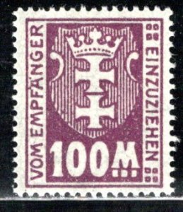 Danzig - Scott # J24, mint hr