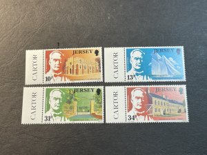 JERSEY # 372-375--MINT NEVER/HINGED---COMPLETE SET WITH TABS------1985