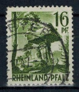 Germany - French Occupation - Rhine Palatinate - Scott 6N6