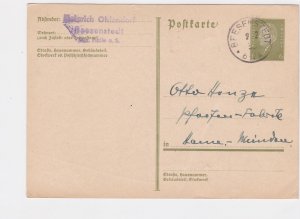 germany 1933 beesenstedt  stamps card ref r13596