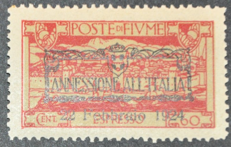 DYNAMITE Stamps: Fiume Scott #E16 – MINT
