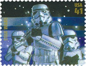 2007 41c Star Wars, 30th Anniversary, Stormstroopers Scott 4143o Mint F/VF NH