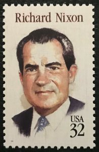 1995 President Richard Nixon Single 32c Postage Stamp, Sc# 2955, MNH, OG