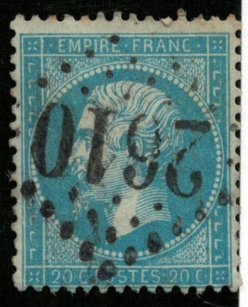 France, 1853-1861 Emperor Napoléon III, MC #21 (4321-Т)