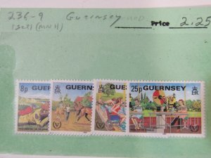 Guernsey 232-235 MNH