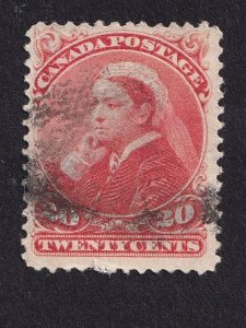 Canada, Scott 46, Used, Widow Weeds from Small Queen Issuem of 1888 - 1897