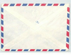 ZAIRE INFLATION SURCHARGES 1989 Air Mail Cover CATHOLIC Missionary MIVA BU45