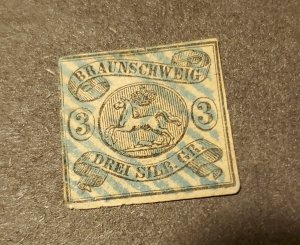 GER.STATE BRUNSWICK # 10 USED CV $72.50