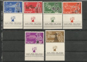 Israel  94-99 Tab,MNH