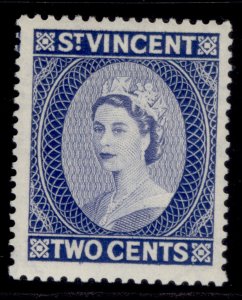 ST. VINCENT QEII SG190a, 2c blue, M MINT.