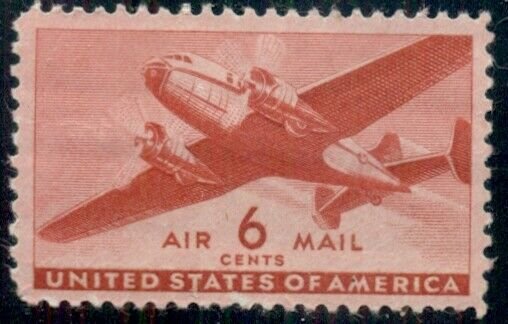 #C25 6¢ TRANSPORT PLANE AIRMAIL, LOT 400 MINT STAMPS SPICE YOUR MAILINGS!