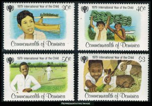 Dominica Scott 613-616 Mint never hinged.