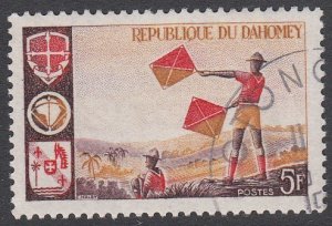Dahomey 222 Scouts on Stamps Used CV $0.25