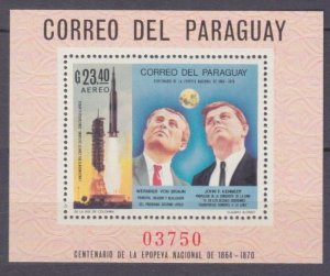 1969 Paraguay 1947/B124 John F. Kennedy / Rockets 15,00 €