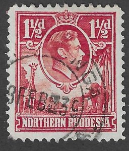 Northern Rhodesia (1938) - Scott # 29,    Used