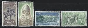 SPAIN SC# 1121-4 F-VF MNH 1962