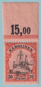 CAROLINE ISLANDS 12 MINT NEVER HINGED OG**  HINGED MARGIN ONLY NO FAULTS VF! BAB