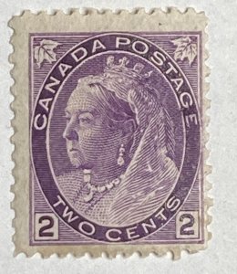 CANADA 1898 #76 Queen Victoria 'Numeral' Issue - MH (CV 50$ +)