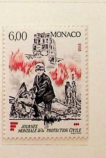 MONACO Sc 1850 NH ISSUE OF 1993 - CIVIL PROTECTION