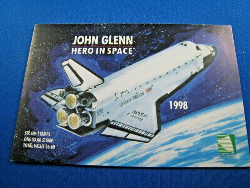 MARSHALL ISLANDS 1998  -  SCOTT # 677a   JOHN GLENN  BOOKLET MNH