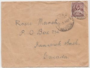 GOLD COAST cover postmarked Accra, Cat # 99 / S.G.  # 87 - to Canada