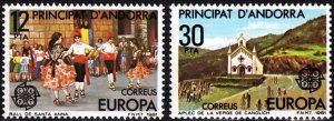 ANDORRA SPANISH 1981 EUROPA: Folklore. Religious Festivities. Complete set, MNH