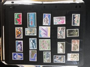 Worldwide Stamps On Stock Pages British Colonies & More