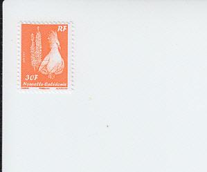 2012 New Caledonia Orange Cagou Bird (Scott 1131) MNH