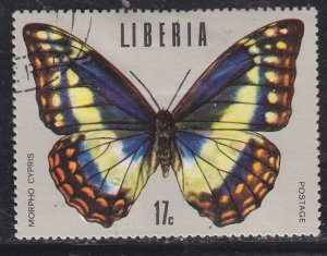 Liberia 686 Tropical Butterflies 1974