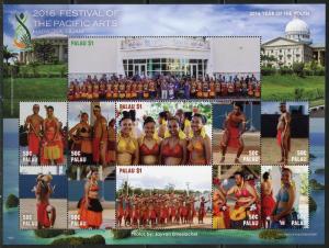 PALAU 2017  YEAR OF YOUTH  2016 TEAM PALAU  SHEET  MINT NH 