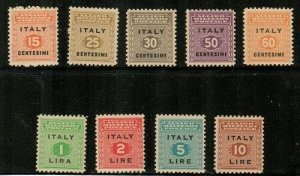 Italy Scott 1N1-9 Mint NH [TE631]