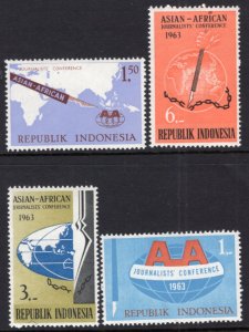 Indonesia 593-596 MNH VF