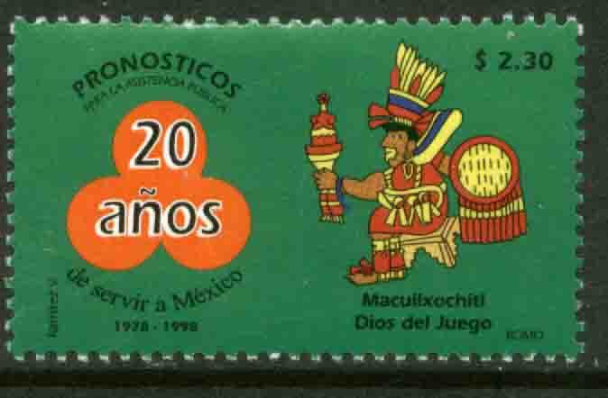 MEXICO 2076, Sports Lottery, 20th Anniversary. MINT, NH. VF. (69)