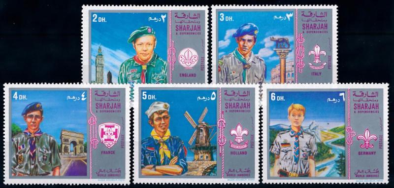 [66661] Sharjah 1971 Scouting Jamboree Pfadfinder From Set MNH