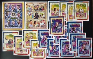 Congo 2009 Mi. 1949 - 1964 Bl. 323 338 President USA Barack Obama Bird Liberty